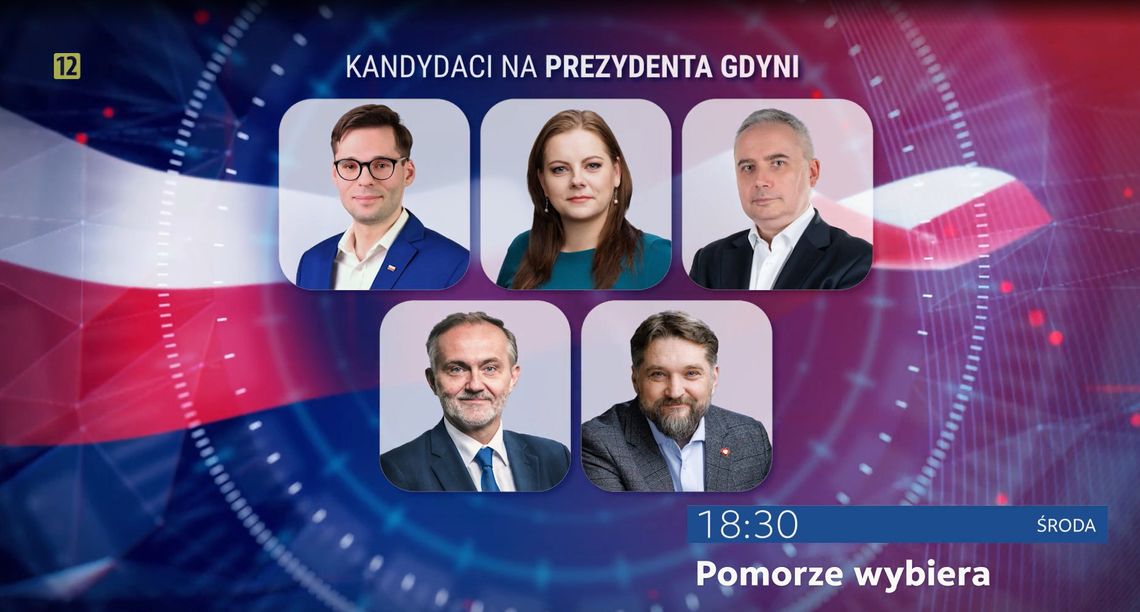 debata TVP Gdańsk i „Zawsze Pomorze” z kandydatami na prezydenta Gdyni