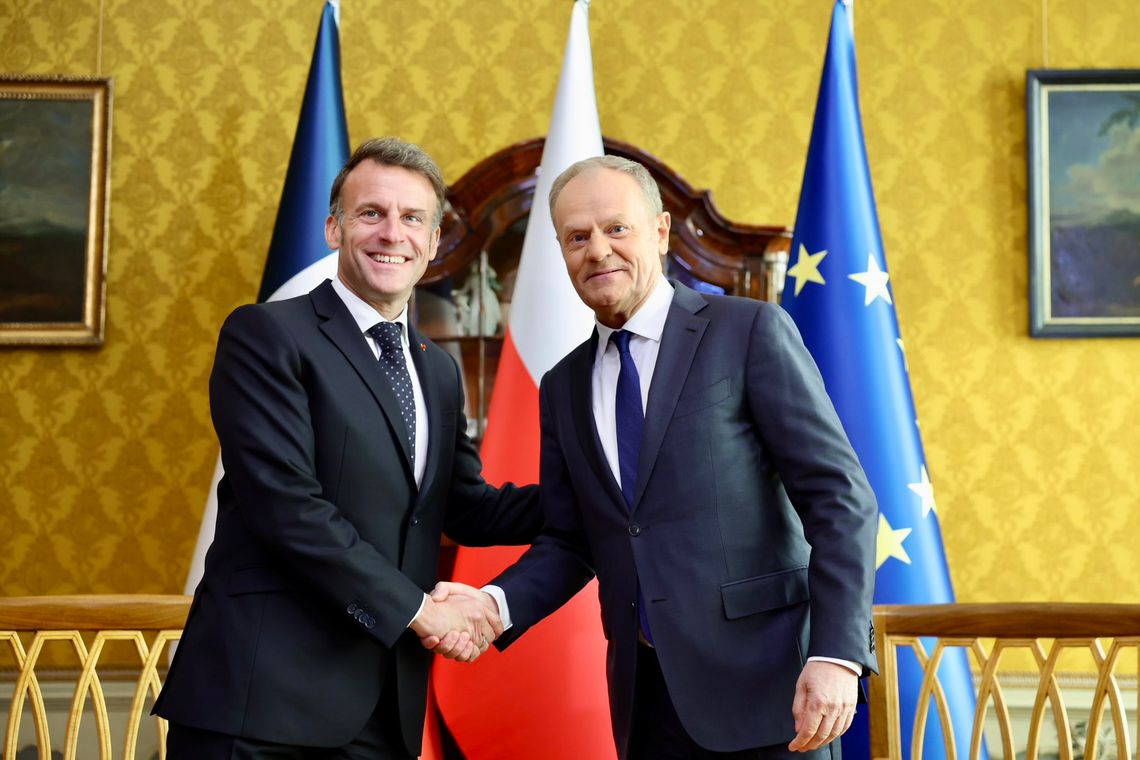 Emmanuel Macron i Donald Tusk w Gdańsku. Historyczny szczyt