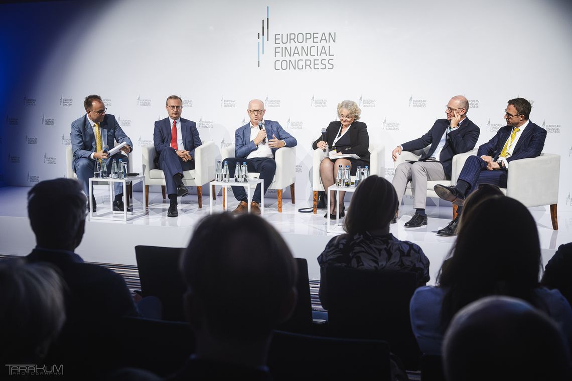 „Jak zdynamizować polski rynek kapitałowy?”, debata, Europejski Kongres Finansowy, Sopot 2024