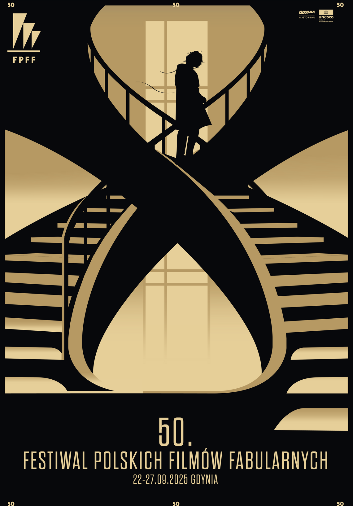 Filmowa bohaterka na rozdrożu… Plakat 50. Festiwalu Polskich Filmów Fabularnych w Gdyni