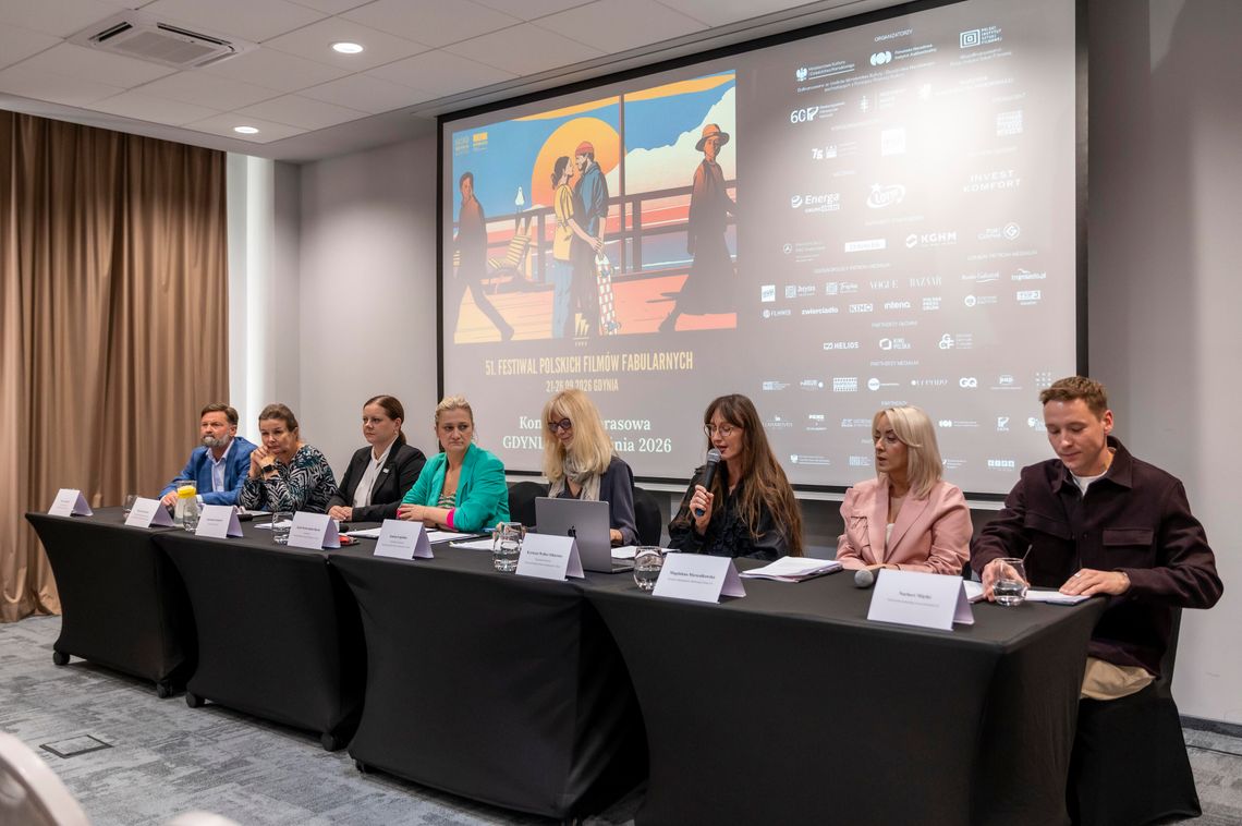 FPFF 2026 w Gdyni. Czerwony dywan, gwiazdy i kino na wyciągnięcie ręki 51. FPFF w Gdyni, konferencja prasowa
