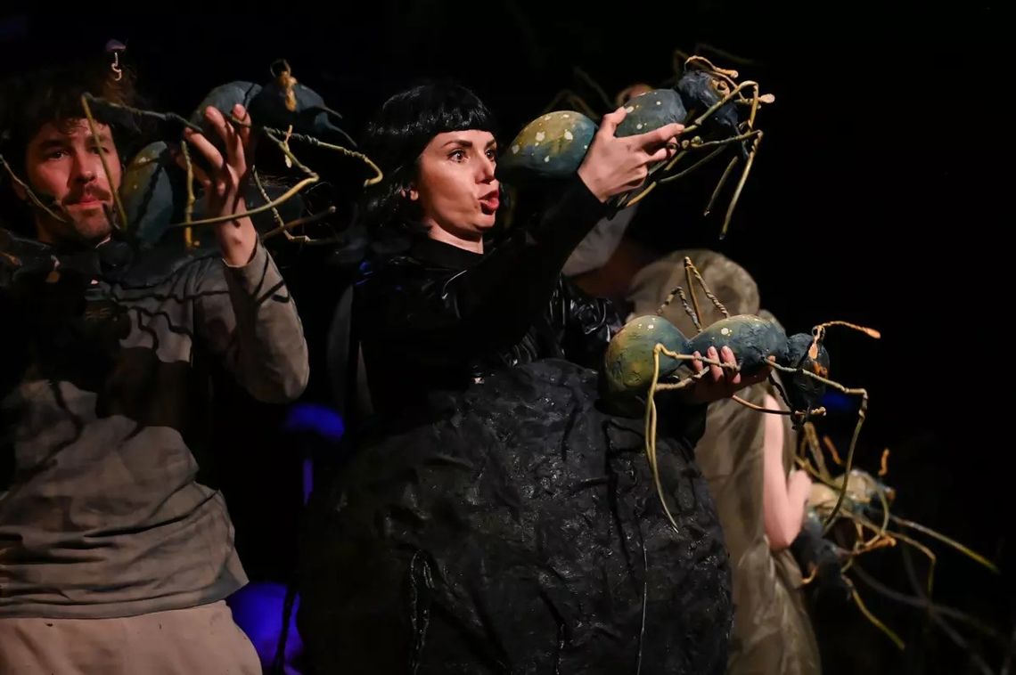 Edyta Janusz-Ehrlich i Jakub Ehrlich w spektaklu „Zmień się!”