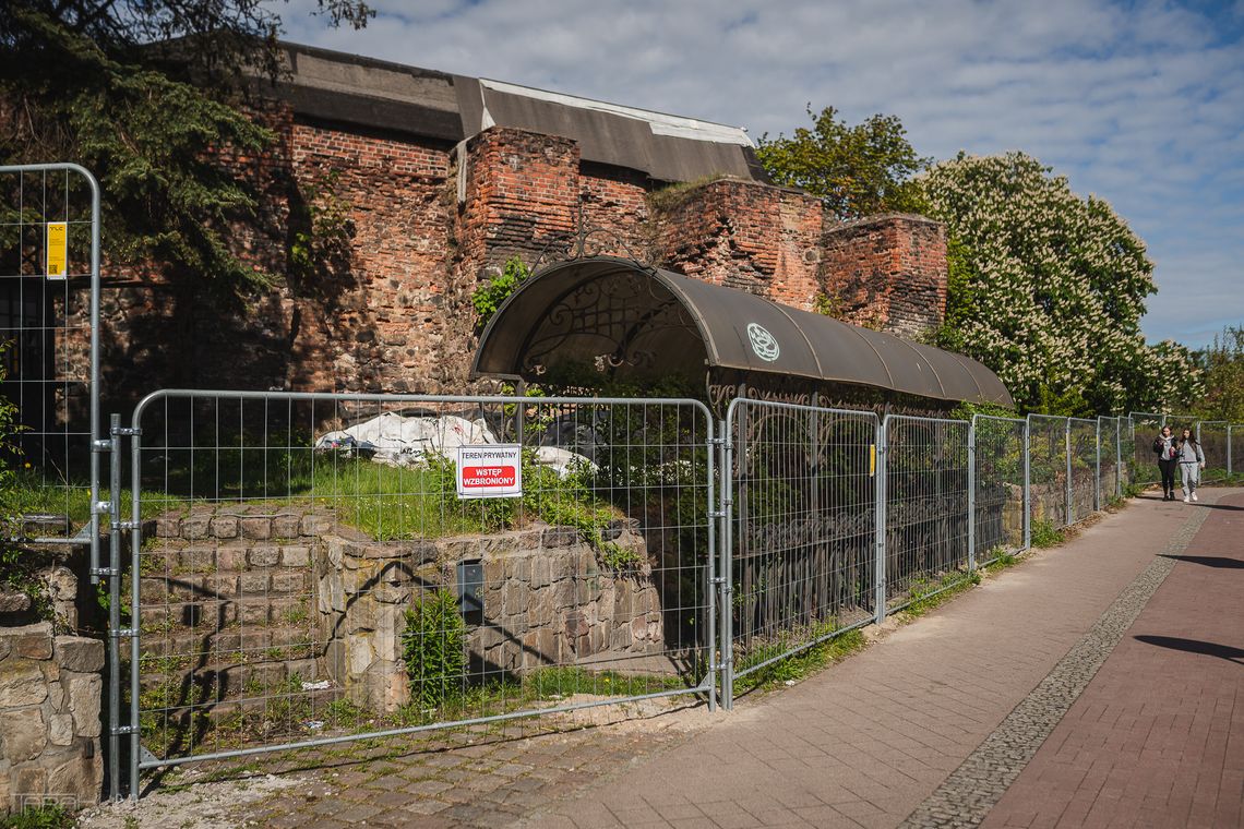 bastion św. Elżbiety w Gdańsku został ogrodzony