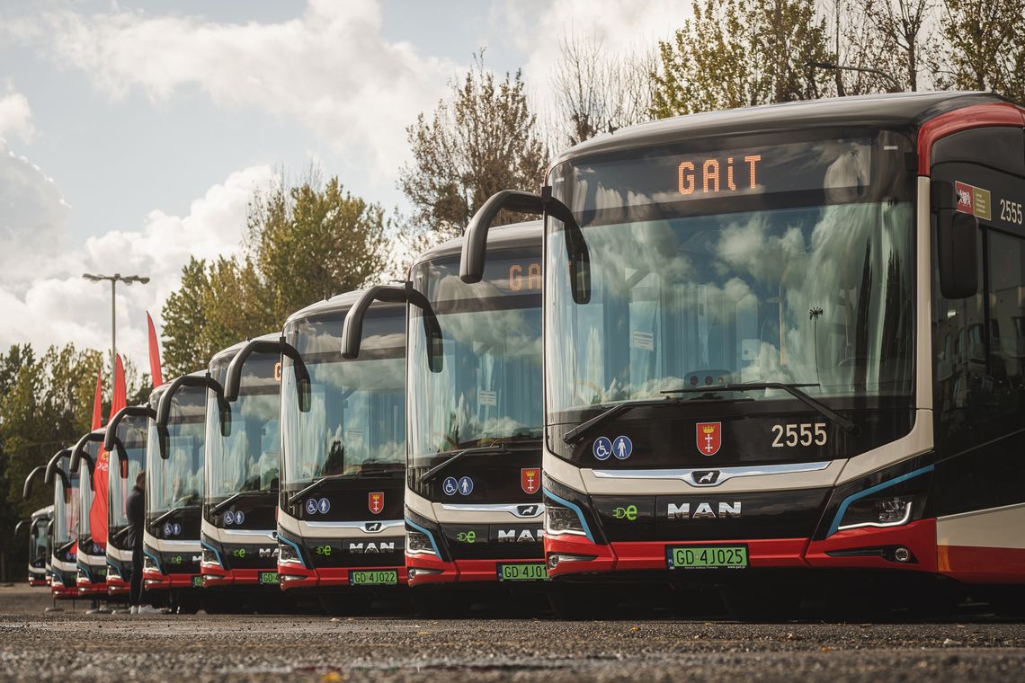 Gdańsk, autobusy elektryczne