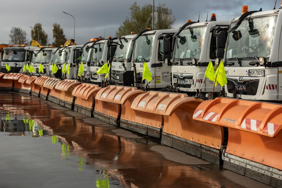 Gdańsk gotowy na zimę. 130 pojazdów i ponad 23 mln zł w budżecie pojazdy odpowiedzialne za utrzymanie zimowe w Gdańsku
