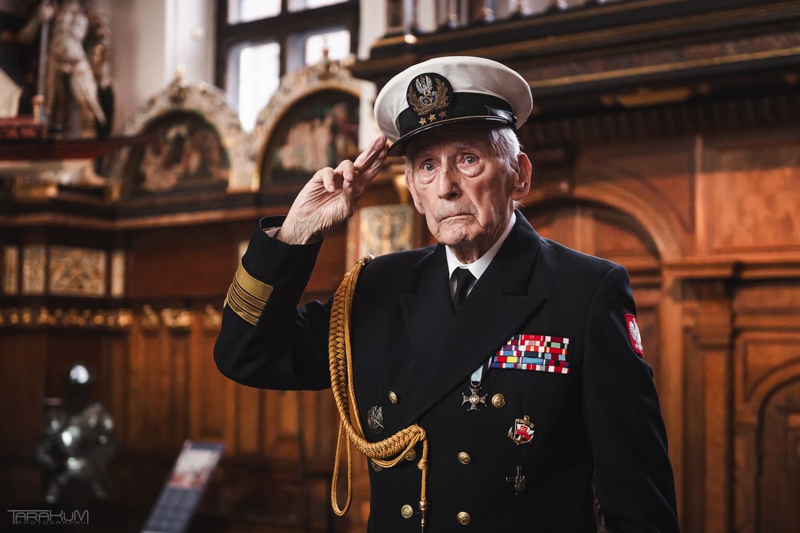 komandor Roman Rakowski, 100. urodziny, Gdańsk 2024