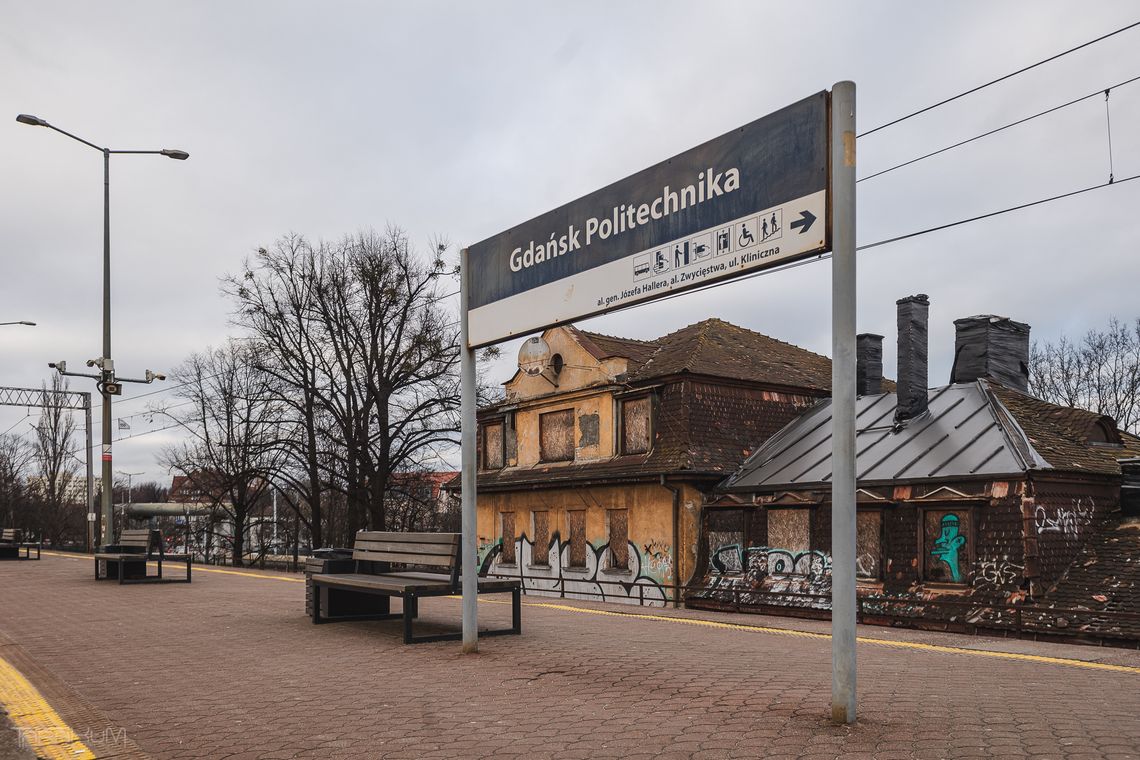 budynek, SKM Gdańsk Politechnika, Gdańsk 2025