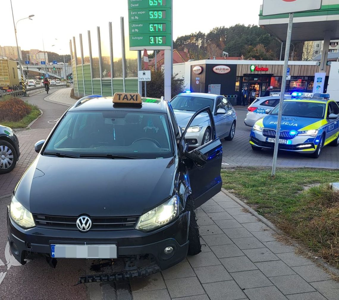 Gdańsk: Taksówką uciekał przed policjantami, odpowie za 6 przestępstw