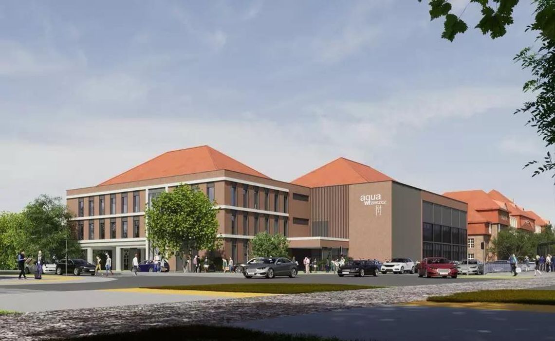 projekt basenu we Wrzesczu