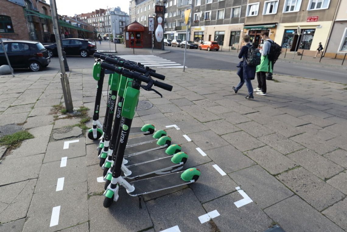 Gdańsk zmienia zasady parkowania hulajnóg