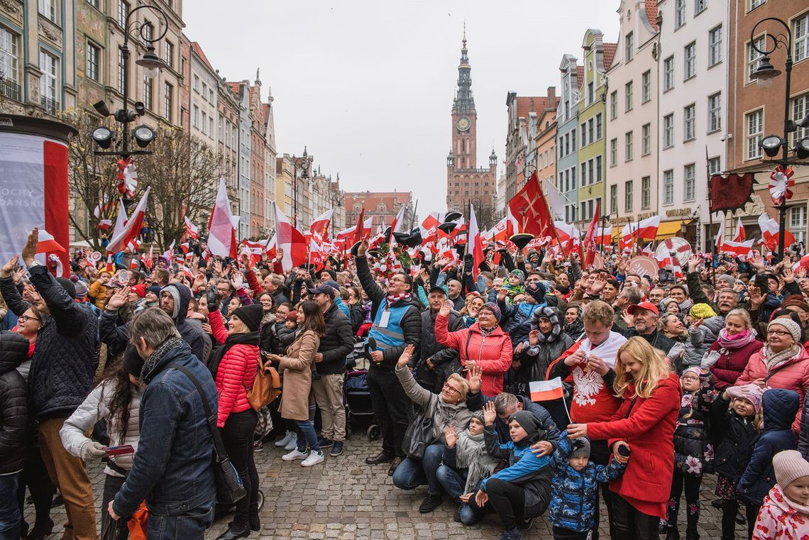 Gdańska Parada Niepodległości. Polskość i niepodległość w Gdańsku podkreśla się na tysiące możliwych sposobów