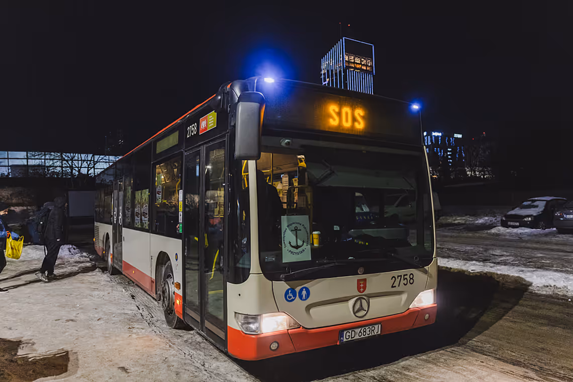Gdański Autobus SOS dla osób w kryzysie bezdomności