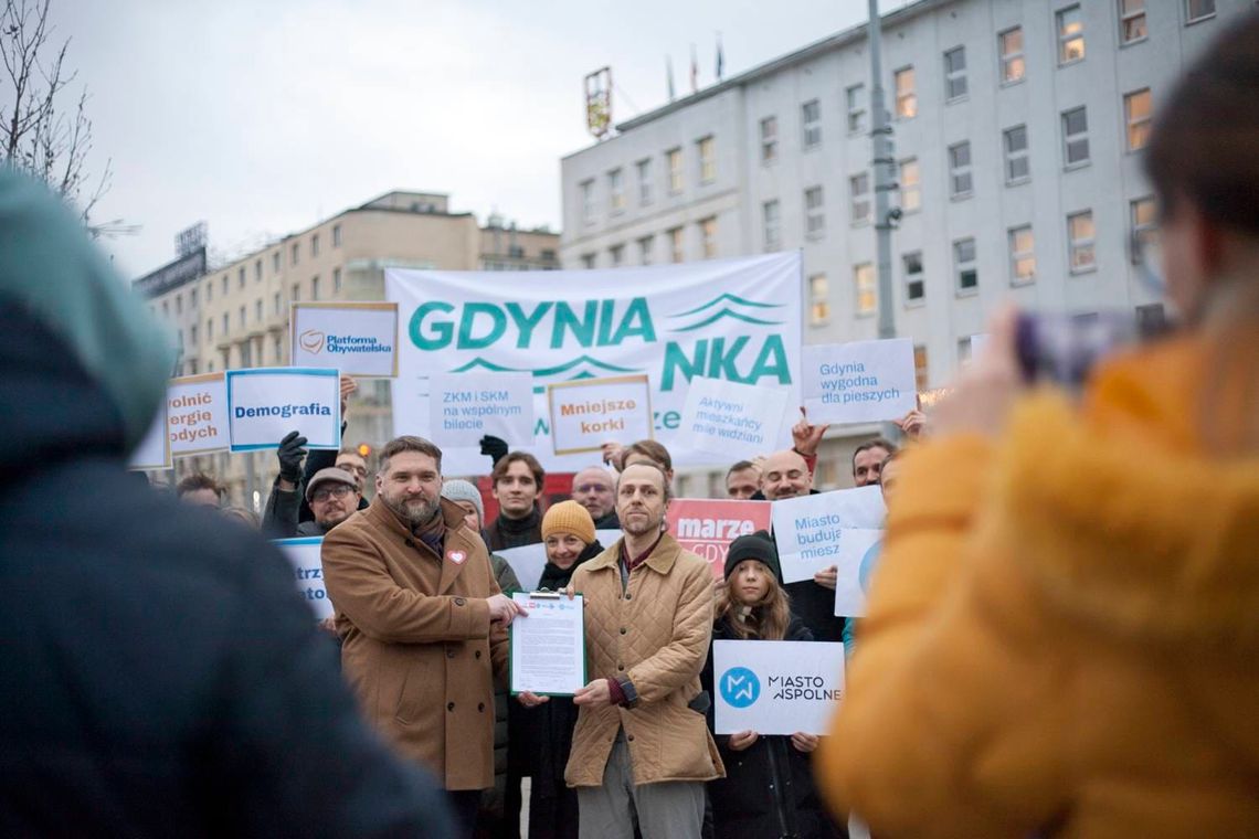 Koalicja Ruchów Miejskich, PO, konferencja w Gdyni