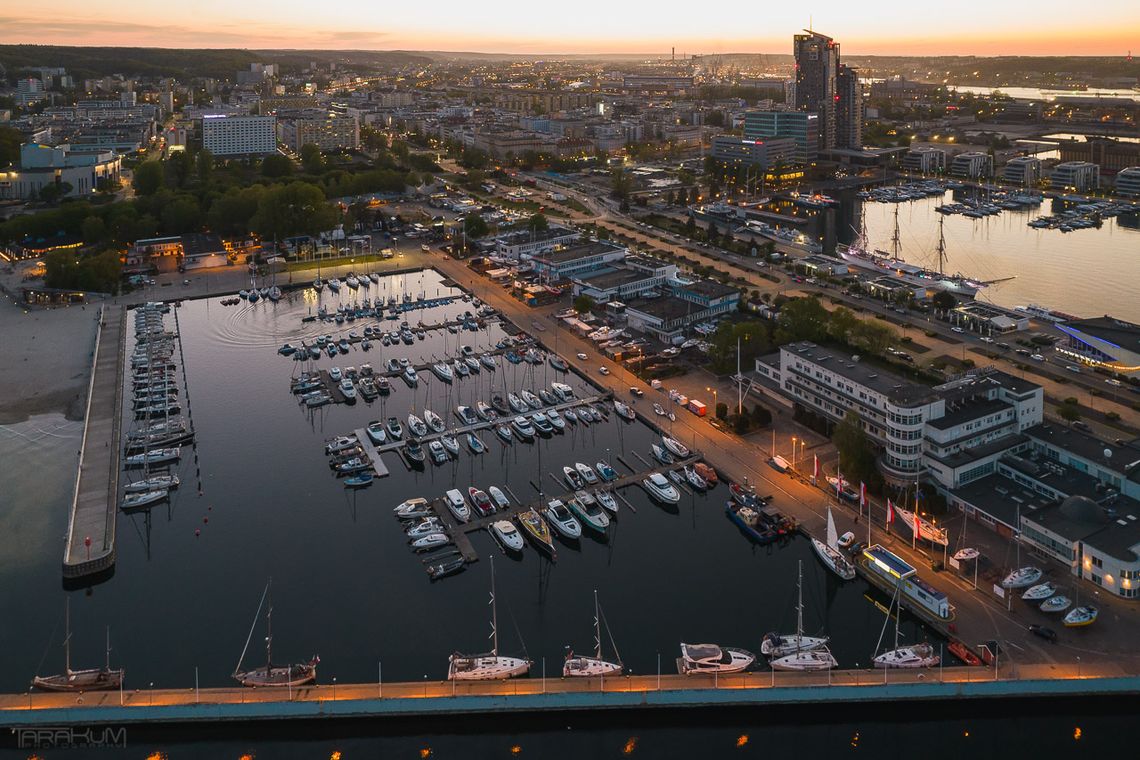 Gdynia, marina, skwer Kościuszki 2022