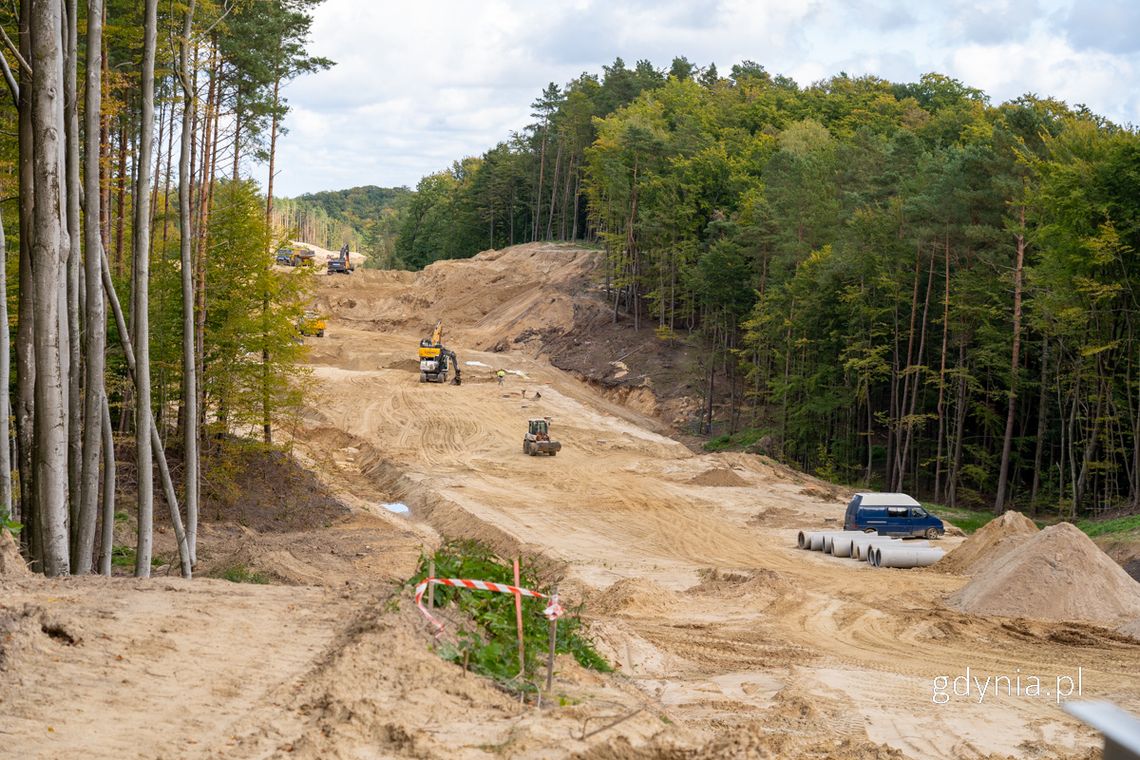 Witomińska w Gdyni całkowicie zamknięta. Nowy etap budowy Obwodnicy Witomina