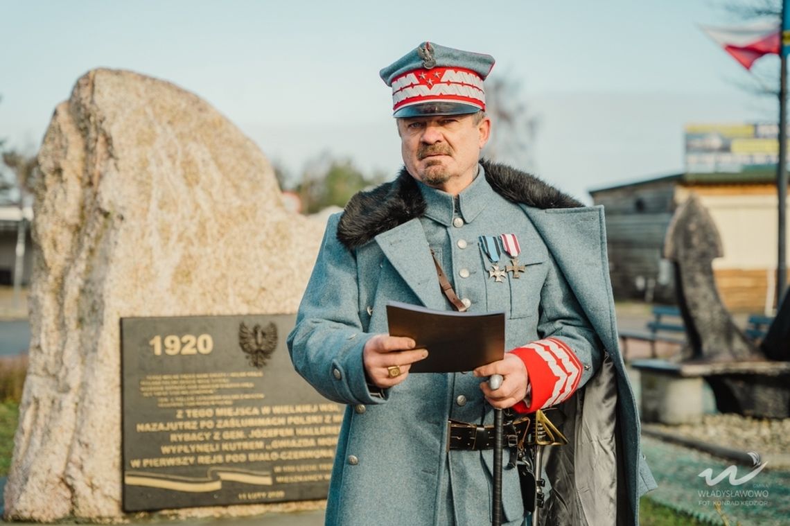 Generał Haller wrócił do Władysławowa. Inscenizacja na rocznicę Zaślubin Polski z Morzem