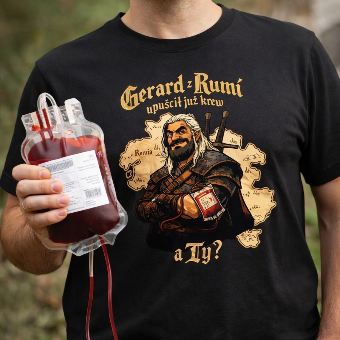 Gerard z Rumi oddał krew, a Ty? Tak serialowa parodia pomaga w ważnej sprawie!