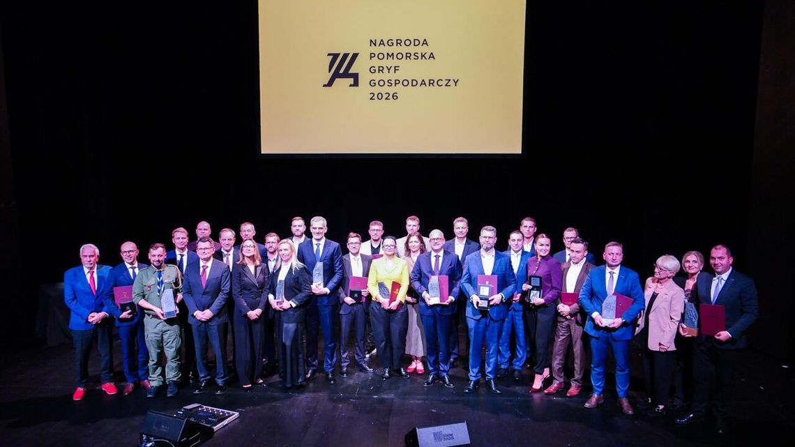 Gryfy Gospodarcze 2026 przyznane. Dwie nagrody dla firmy Ekoinbud, triumf gminy Szemud