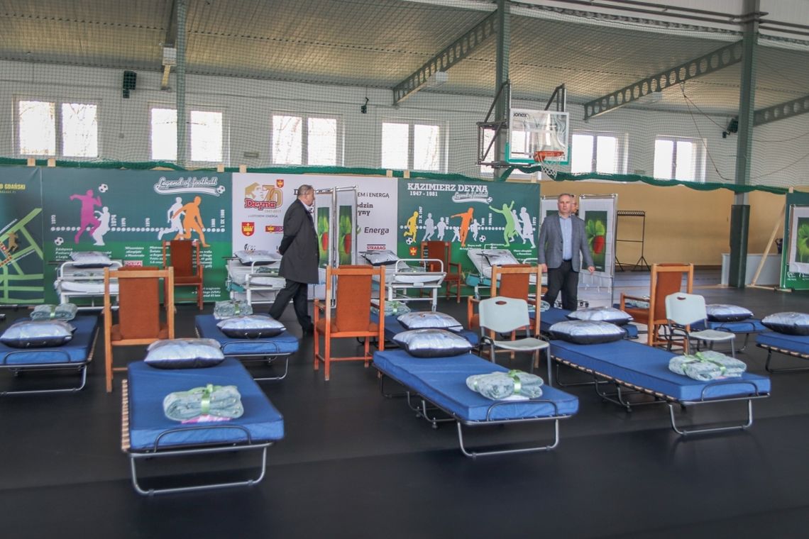 Hala sportowa w Starogardzie będzie tymczasowym domem dla uchodźców z Ukrainy