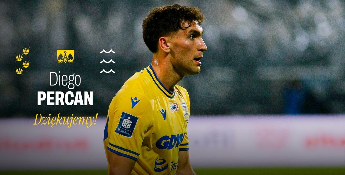 Hiszpański napastnik Diego Percan odchodzi z Arki Gdynia