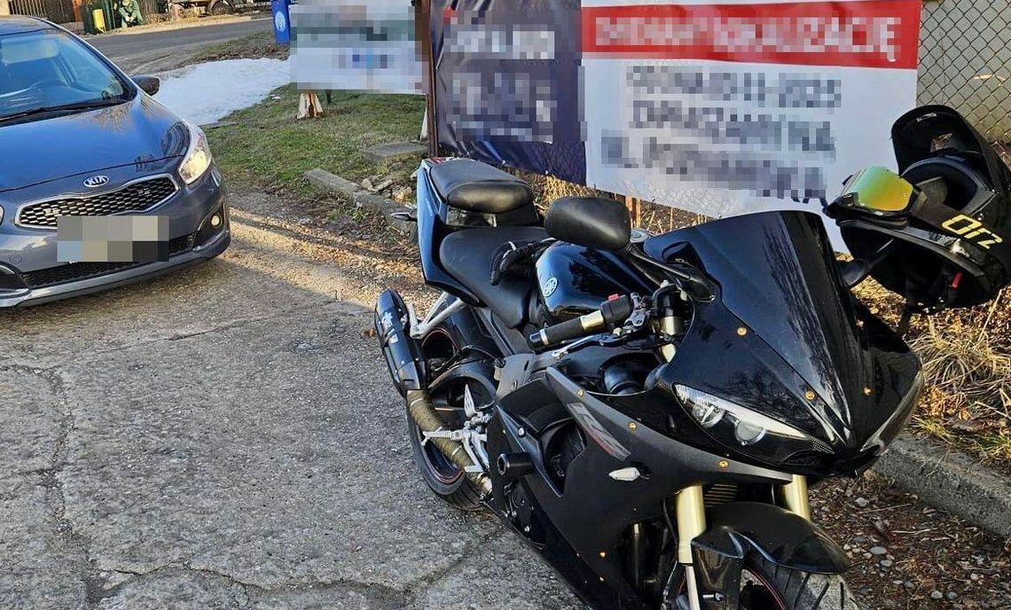 Nie miał prawa jazdy i wyjechał w trasę. 26-letni motocyklista zatrzymany