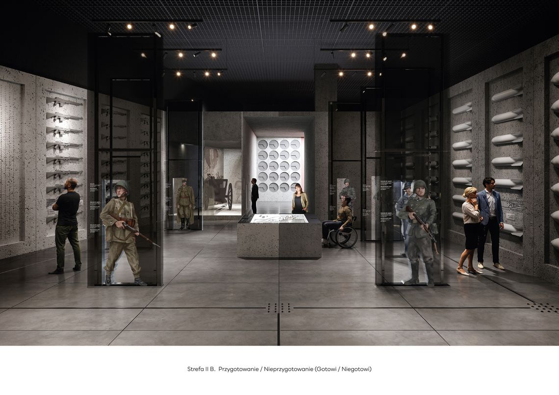 wystawa Muzeum Westerplatte i Wojny 1939, wizualizacja, Trias AVI