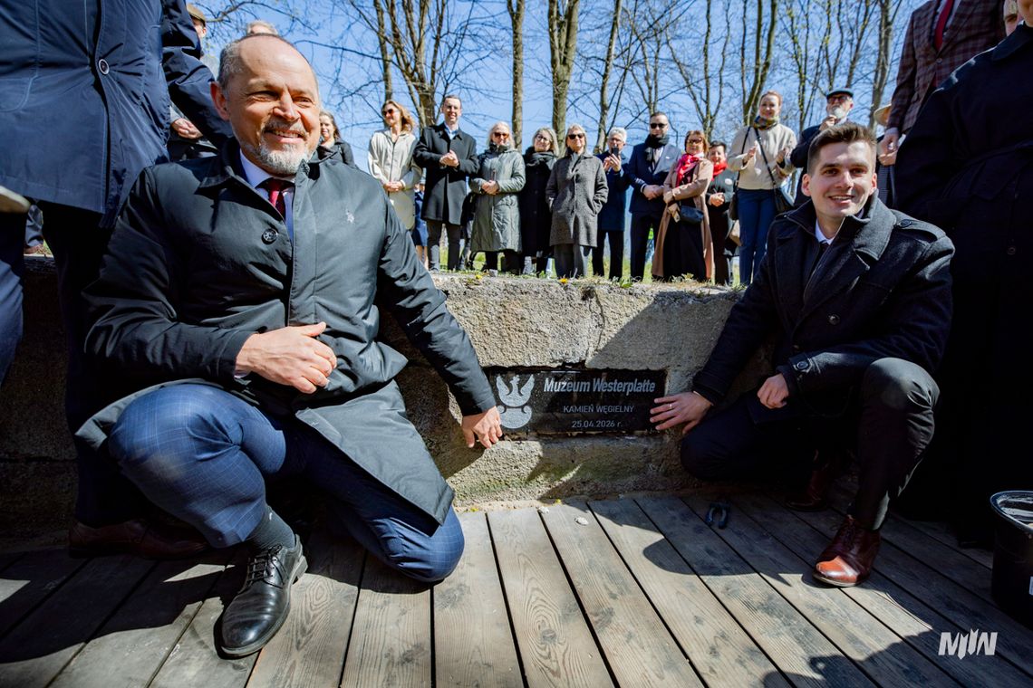 Kamień węgielny pod Muzeum Westerplatte wmurowany