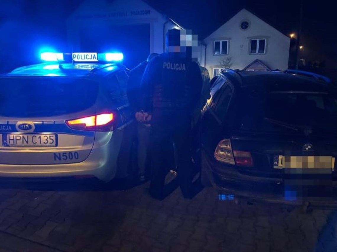 zatrzymanie 19-latka, który stracił prawo jazdy po tygodniu, Kartuzy