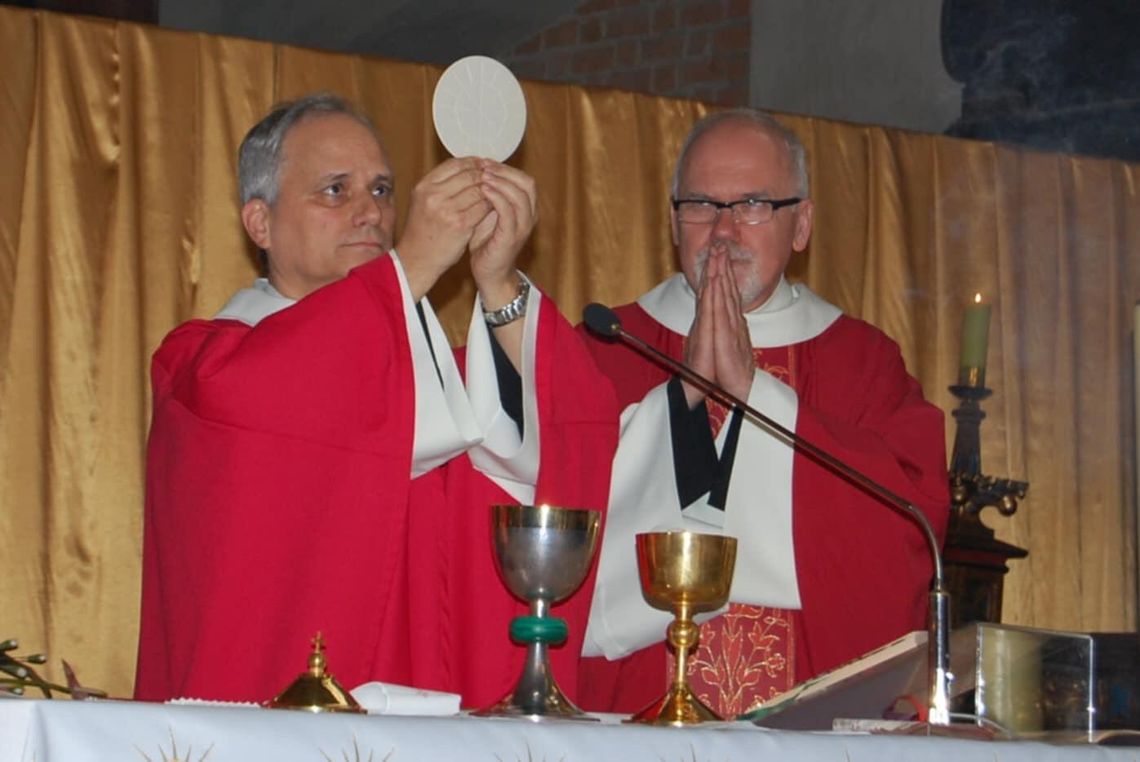 Kardynał Robert Prevost i o. Wiesław Dawidowski