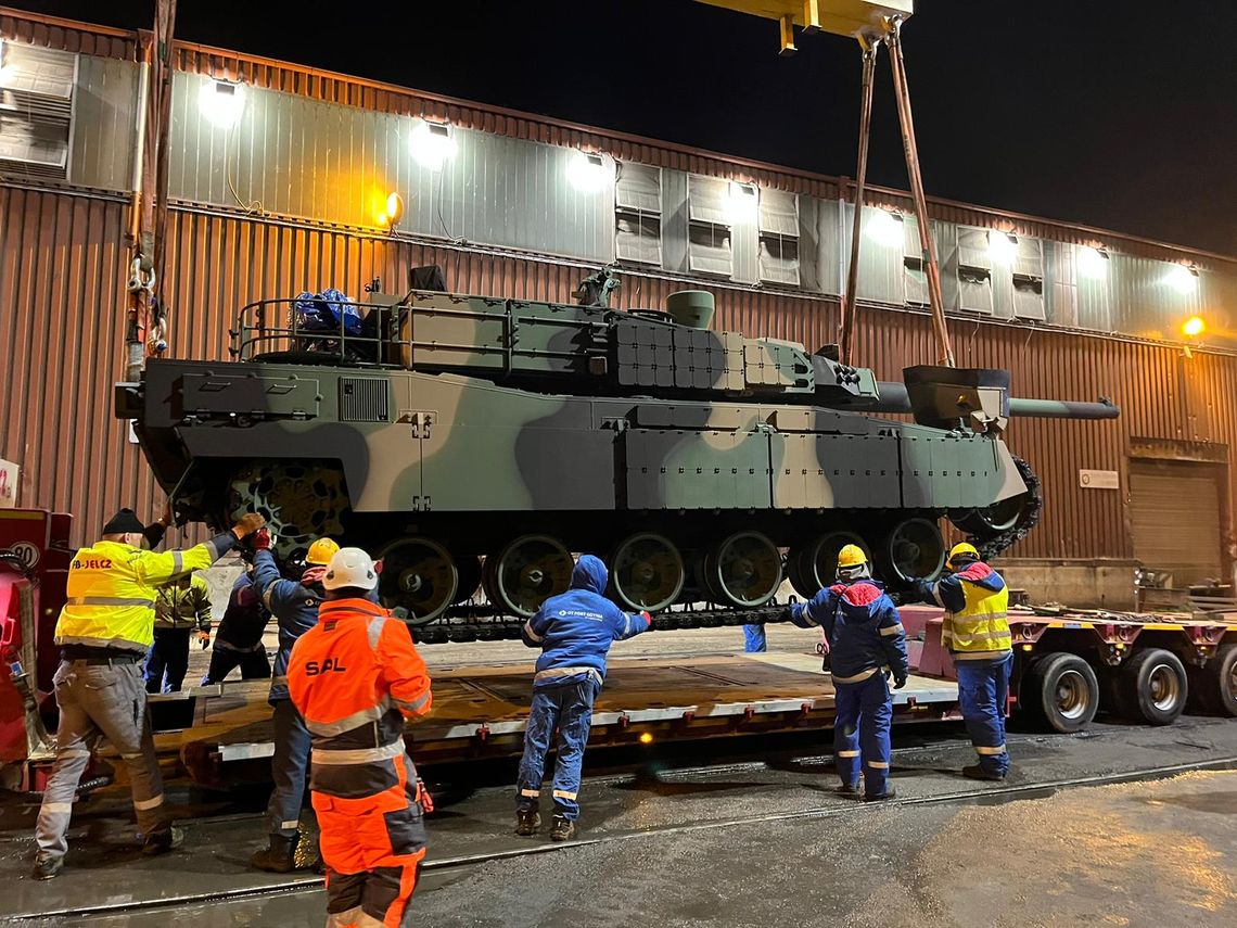 dostawa czołgów K2 Black Panther, Port Gdynia