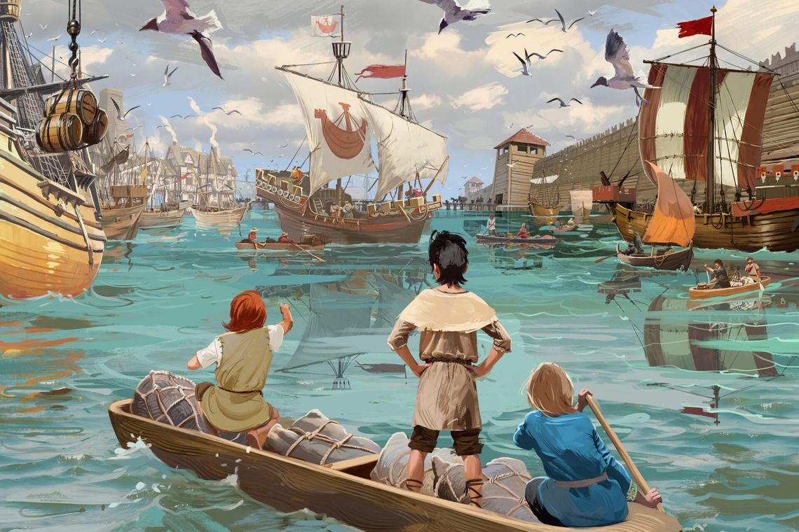 fragment okładki komiksu „Szczeniã Swiãców. Cemny las”