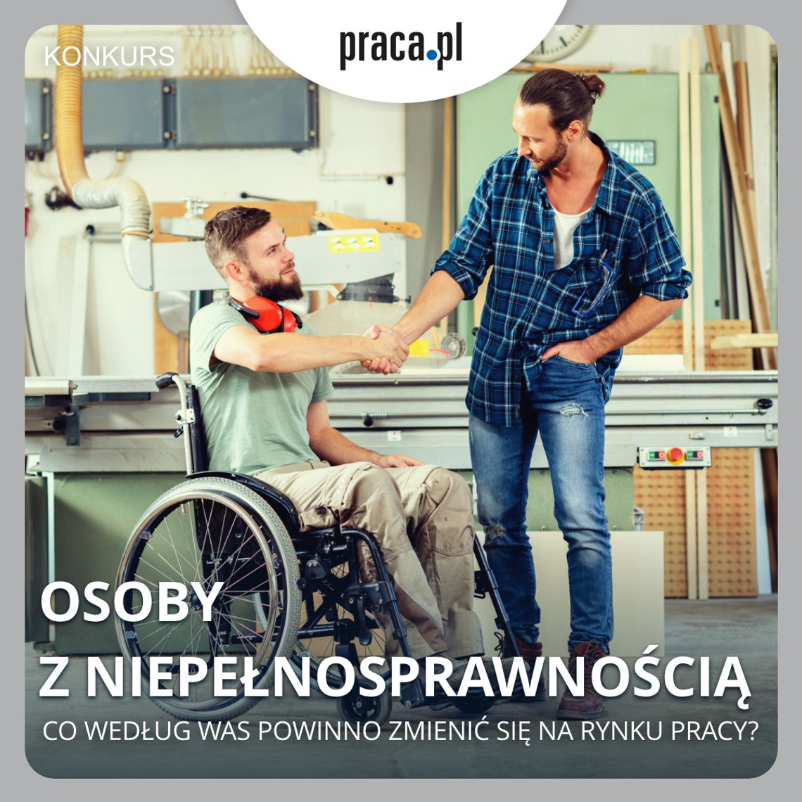 konkurs dla osób z niepełnosprawnościami, praca.pl