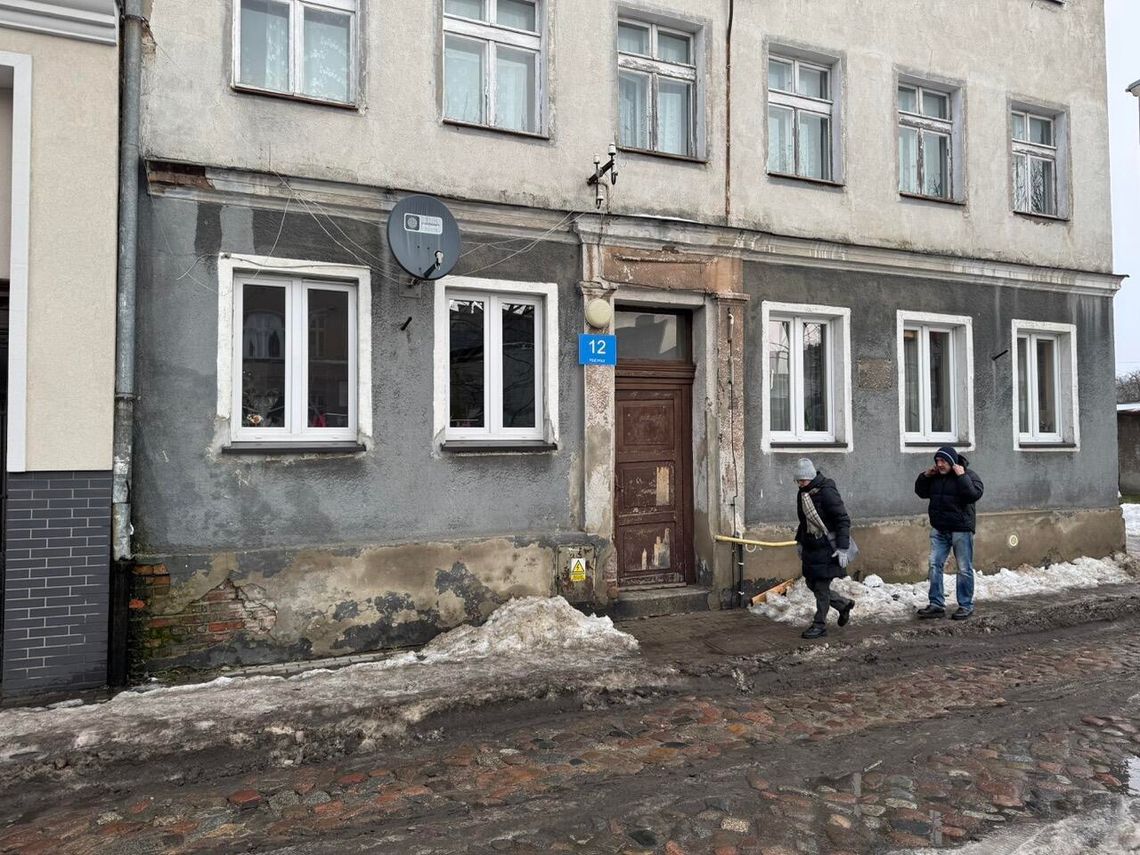 ulica Psie Pole 12, Słupsk, budynek objęty programem termomodernizacji