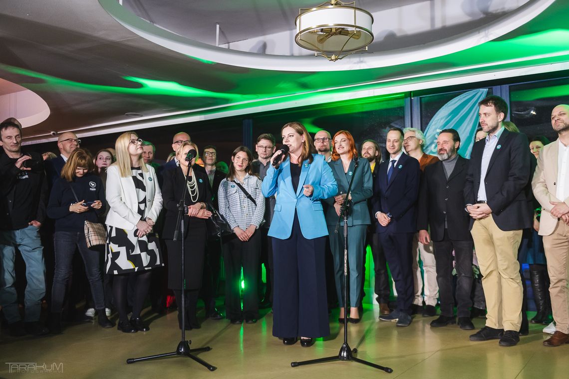 Aleksandra Kosiorek, wieczór wyborczy