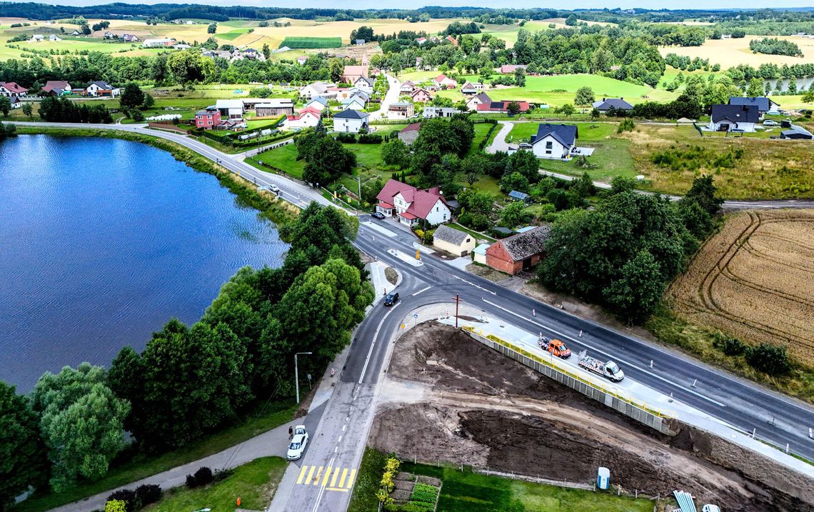 Krajowa „dwudziestka" po częściowym remoncie w trzech miejscach na Pomorzu