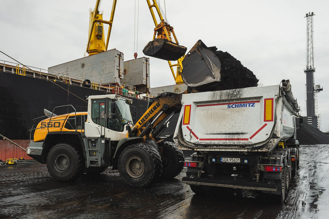 przeładunek węgla, port Gdańsk