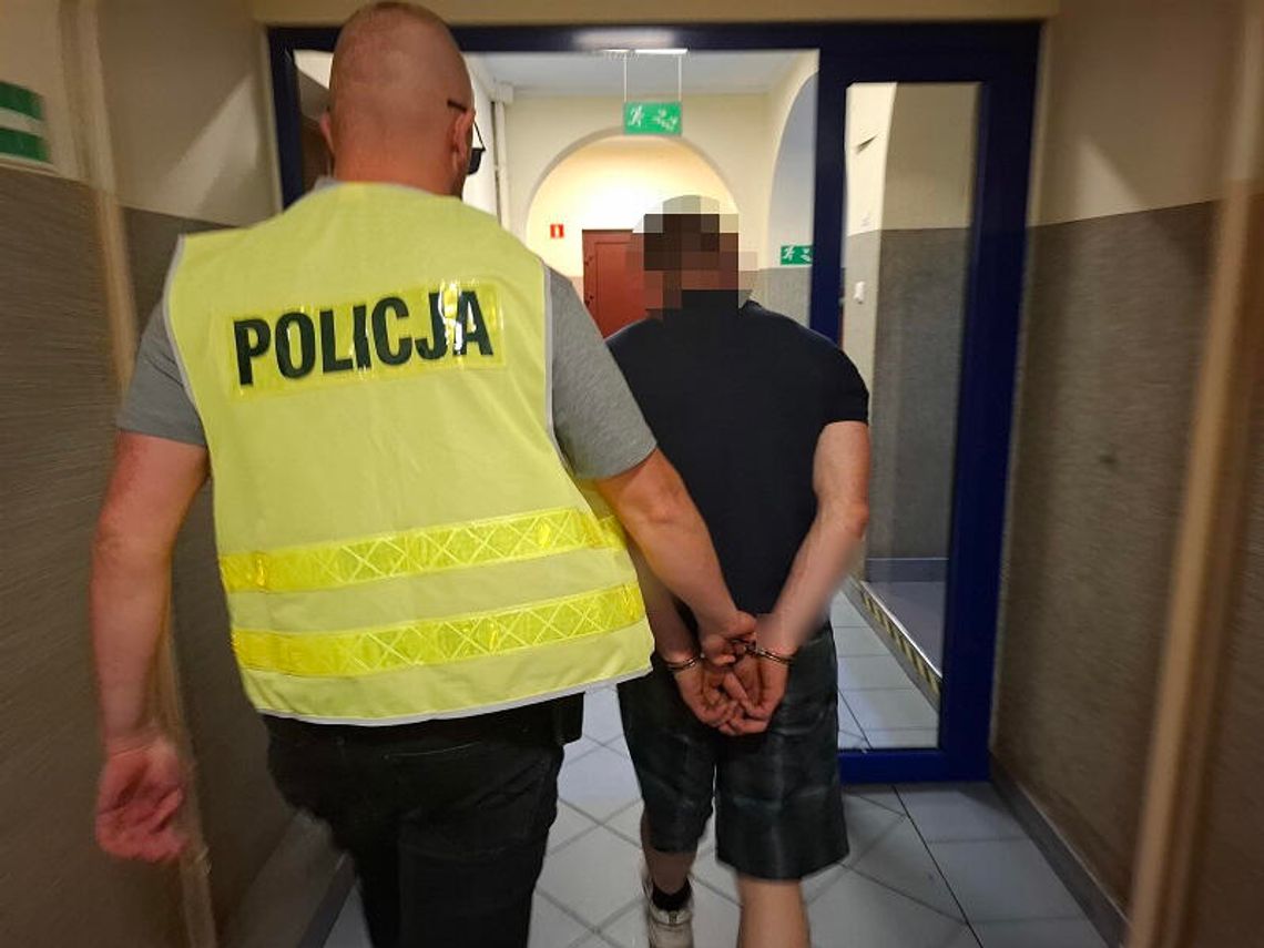 zatrzymanie poszukiwanego przestępcy w Leborku