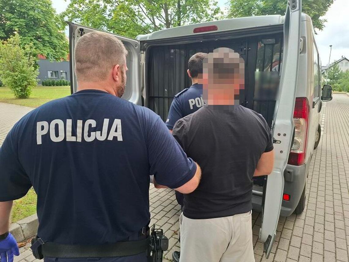 Przyjechał do pracy sezonowej w Łebie. Wpadł podczas kontroli drogowej