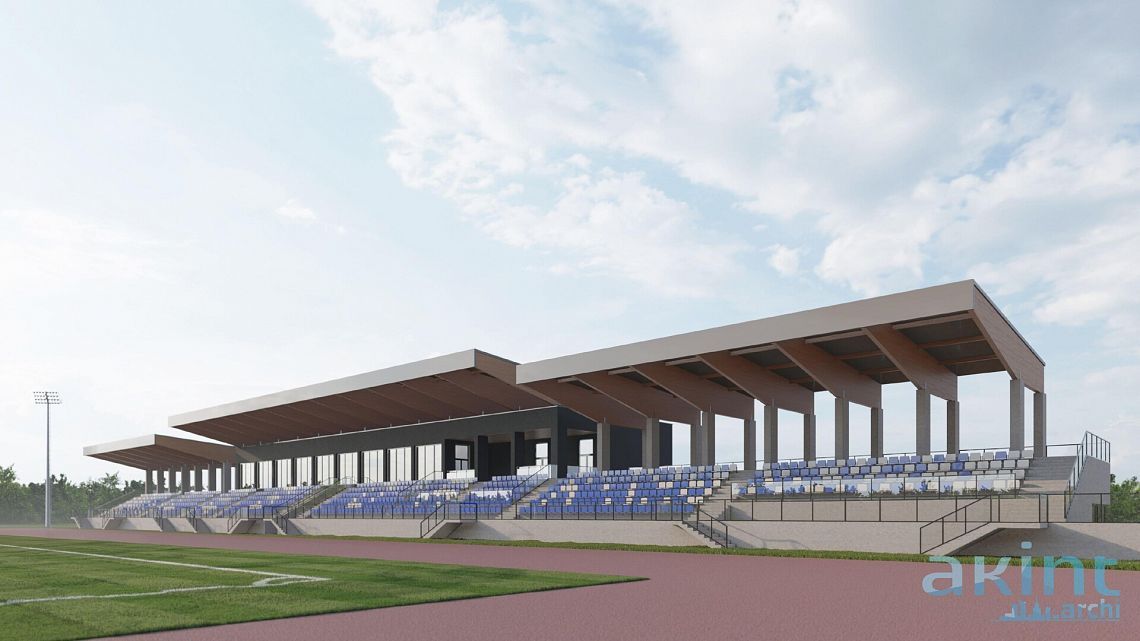 projekt nowego stadionu w Lęborku