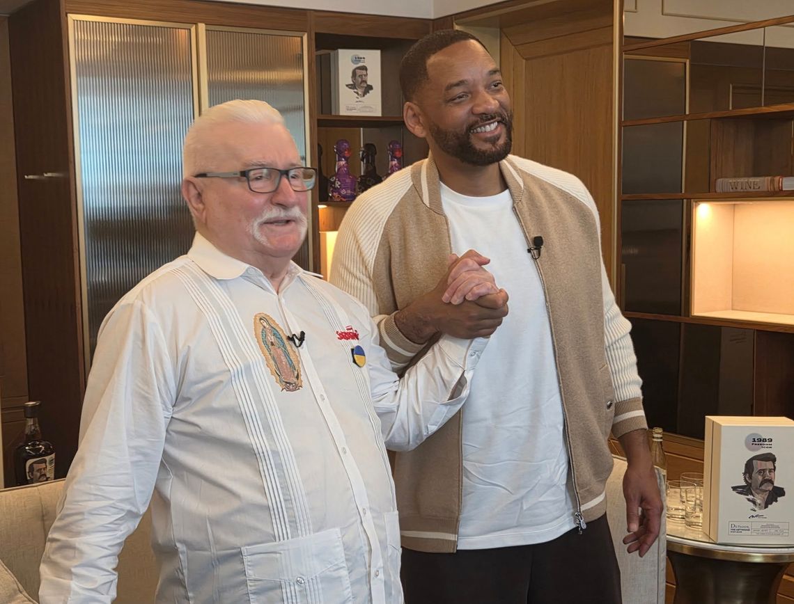 Lech Wałęsa i Will Smith na wspólnym zdjęciu. Fotografia hitem Internetu!