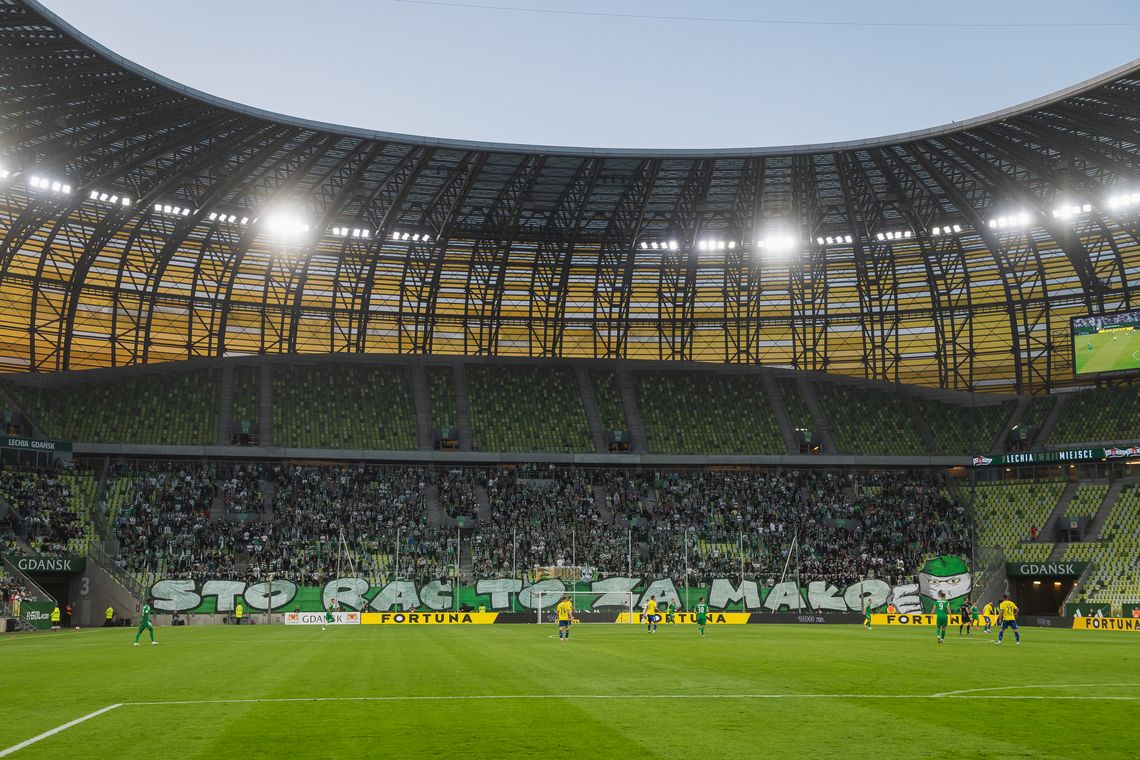 Lechia Gdańsk - Górnik Łęczna. Bramka Lechii w doliczonym czasie gry