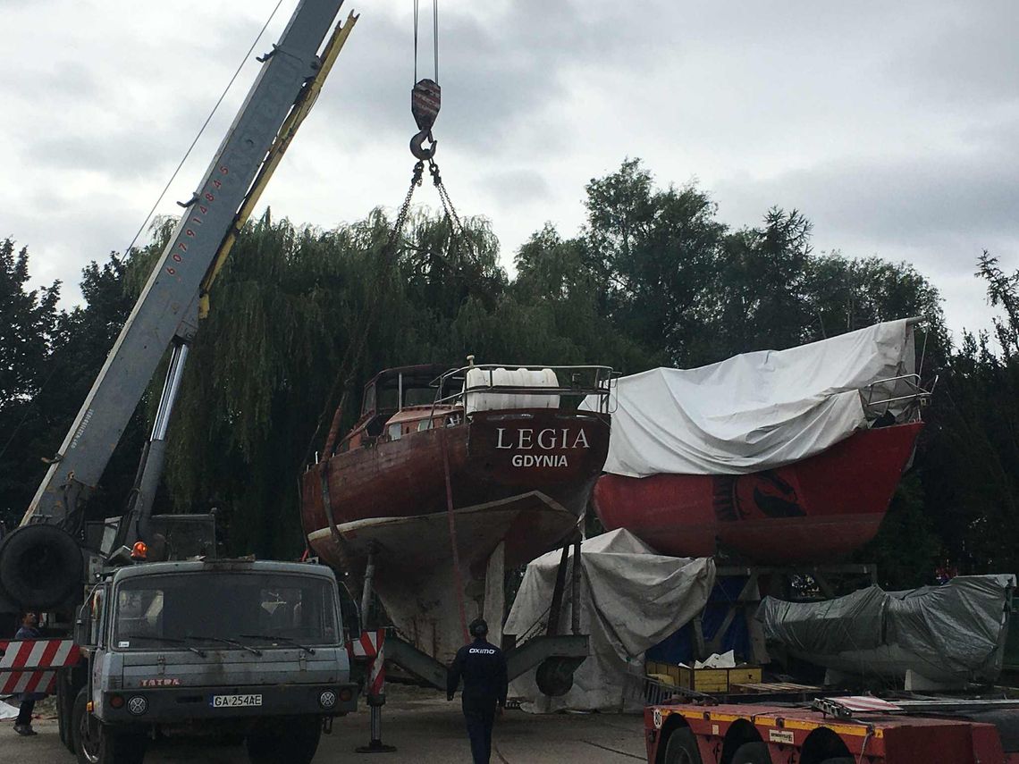 Legendarny jacht „Legia” Ryszarda Kuklińskiego opuścił Gdynię