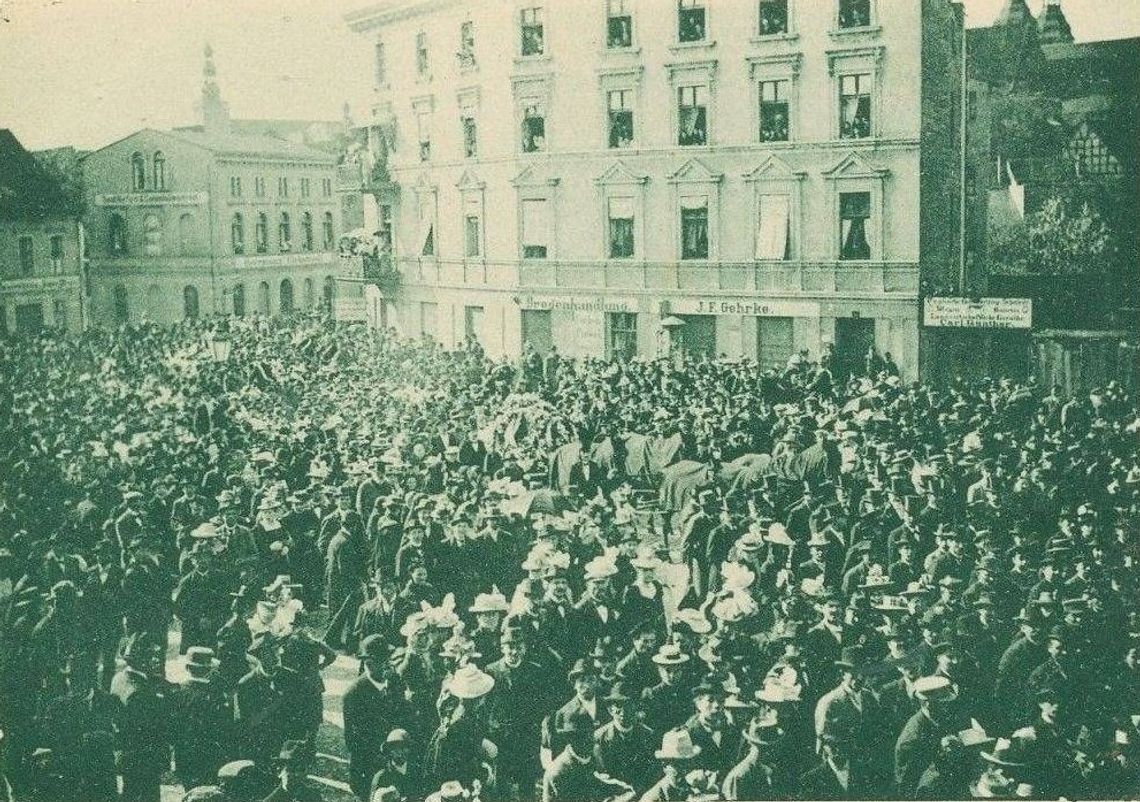 Pogrzeb Ernsta Wintera, Chojnice 27 maja 1900