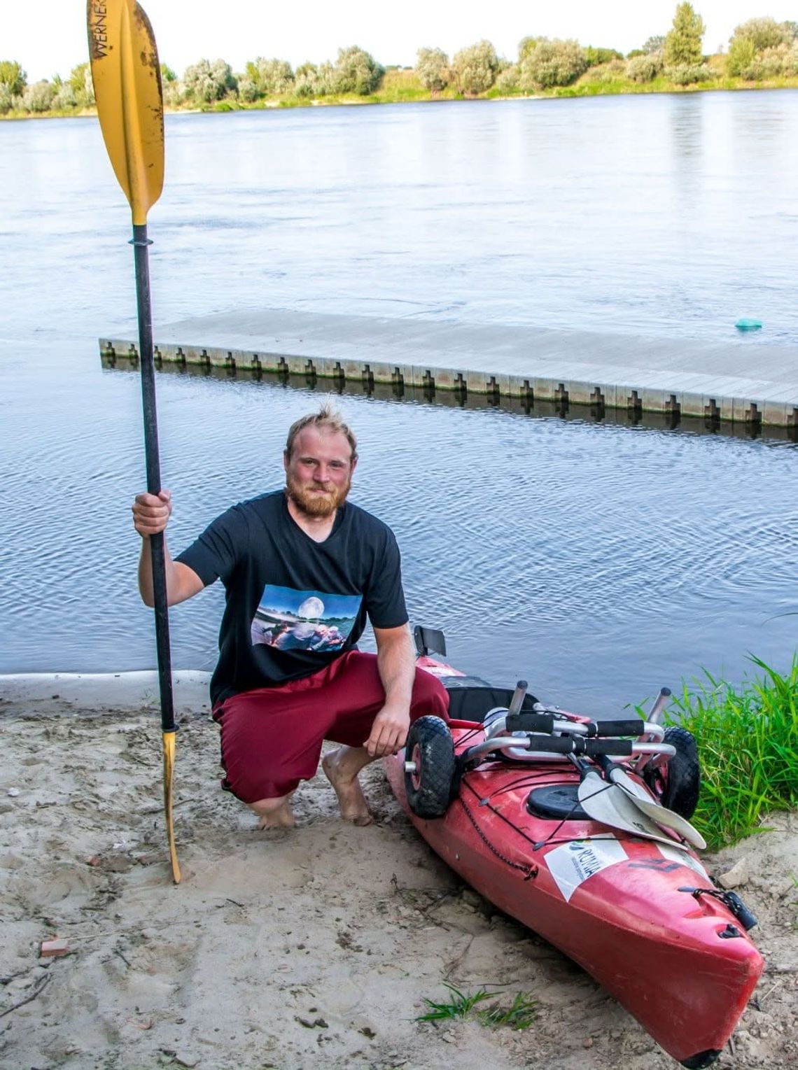 Mały Książę, wielki wyczyn. Podróżnik z Rumi przepłynie 492 km Wisłą dla dobra dzieci Jacek Pałubicki