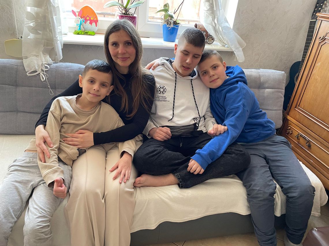 Marianna i jej dzieci. Uciekli z linii frontu, stanęli przed murem polskiego prawa