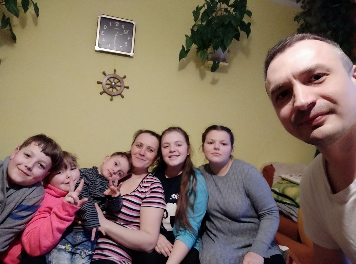 Pan Łukasz Zwoliński z gdańskiego Chełmu przyjął rodzinę uchodźców wojennych z Ukrainy