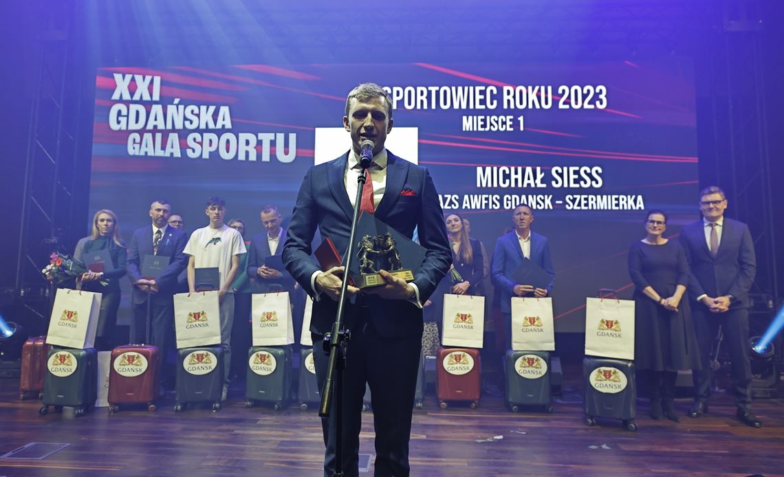 Michał Siess sportowcem 2023 roku w Gdańsku 