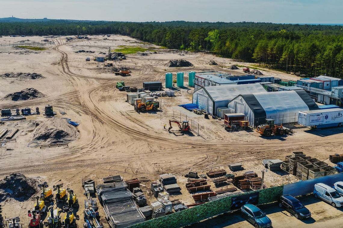 Mieszkańcy gminy Choczewo i powiatu wejherowskiego popierają budowę elektrowni jądrowej miejsce, w którym powstaje elektrownia jądrowa w Lubiatowie-Kopalinie