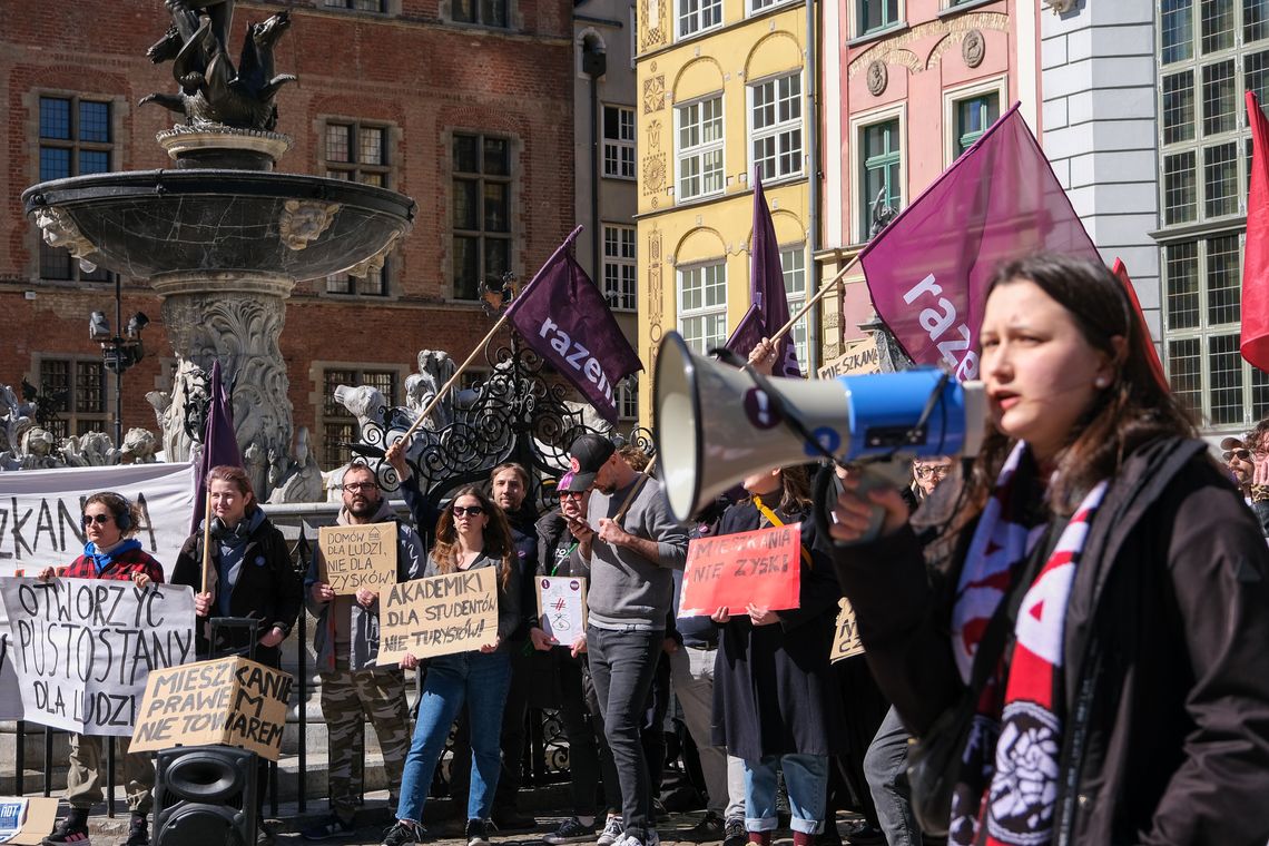 demonstracja Pomorskiej Akcji Lokatorskiej, Gdańsk