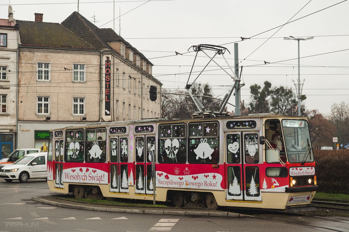 Mikołajkowy tramwaj kursował po Gdańsku